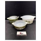 Pyrex spring blossom casserole dishes