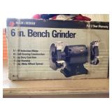 Black and Decker 6 in bench grinder