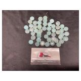 Aqua Chalcedony Beads