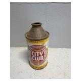 Cone top beer can