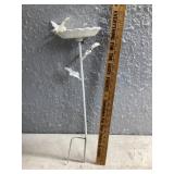 Cast iron bird bath