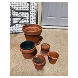 Clayflower pots