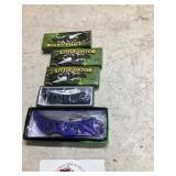 Five pocket knives