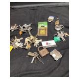 Keys and padlocks