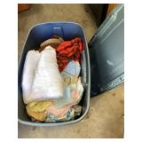 Tote of linens