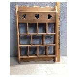 Wood shelf