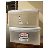 Clear view drawers