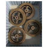 Metal castors
