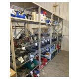 Metal shelving unit