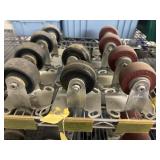 Caster wheels- rubber and cast
