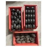 Caster wheels for assemblies
