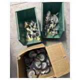 Caster wheels and assemblies