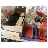 Organizing bins, hardware, misc