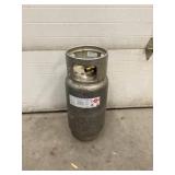 Aluminum propane tank empty
