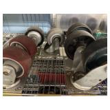 Misc rubber and cast caster wheels