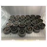 Metal castors