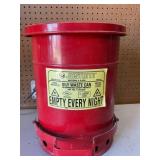 Fire proof trash can