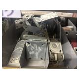 Caster wheels and assemblies
