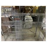 Metal shelving unit
