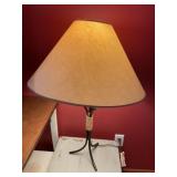 Rustic table top lamp