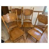 Press back dining chairs