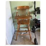 Wooden High Chair