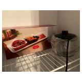 Tray and Bowl Set and Personal Crock Pot