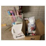 Wrapping paper and decor