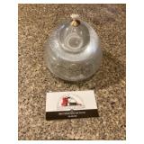 Blown glass wick light