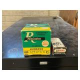 .22 short and .410 ammo