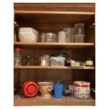 Kitchen cupboard contents