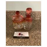 Baccarat Crystal vanity bottles