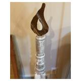 Primitive candle decor
