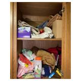 Cabinet of. Cleaning Supplies