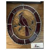 Cardinal glass decor