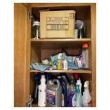 Cabinet of Cleaning Supplies