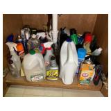 Cabinet of Cleaning Supplies
