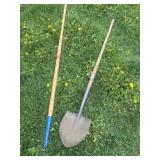 Pole and shovel