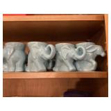 Frankoma stoneware political mug set- 8 total