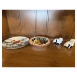 Lenox plate, misc