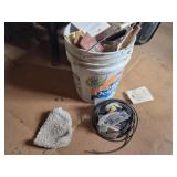 Bucket of Miscellaneous Garage