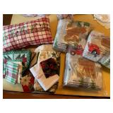 Christmas Throws, Pillow, Placemats