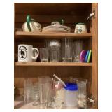Glassware and kitchen items, bring boxes