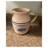 Adel Iowa stoneware pitcher