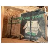 Coleman camp stove - in box condition unknown