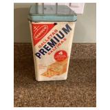 Vintage cracker tin