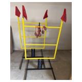 Yard toss football game