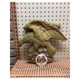 Plaster eagle 13 in