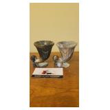 Akro agate vases
