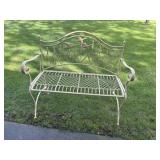 Metal bench